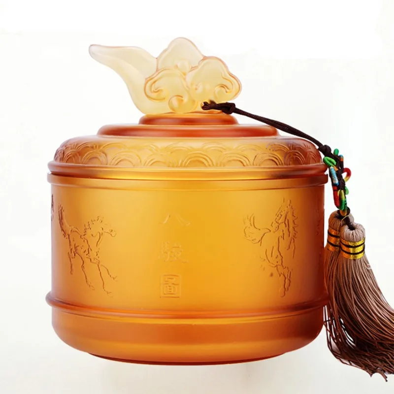 

Home Decoration Accessories Collection Handicraft Souvenirs Birthday Gift Office Tea Caddy sculpture Feng Shui home decor