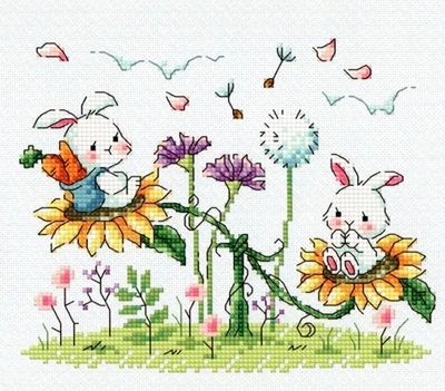 Cross Stitch Ecological Cotton Thread Embroidery, Home Decoration, Hanging Painting Gift, 12-SO-G196-2