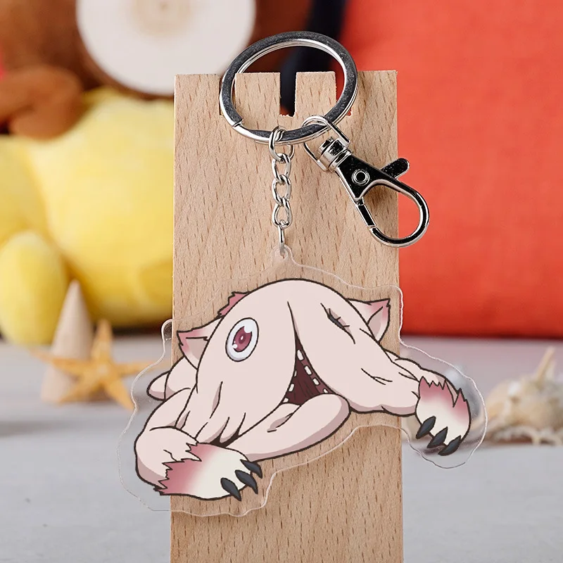 Made In Abyss Character Key Chains Anime Figure Cosplay Riko Reig Nanachi Acrylic Double-Sided Key Rings Pendant Decor Xmas Gift