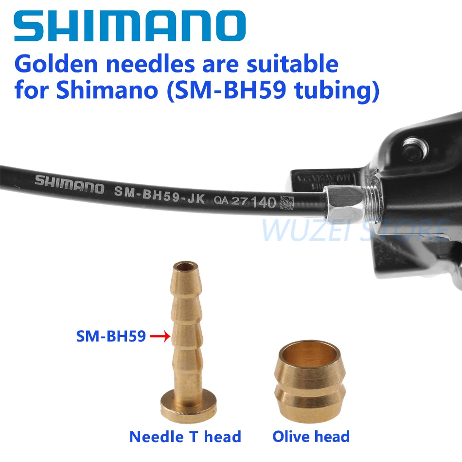 Shimano SM-BH59 BH90 Bike Brake Hose Hydraulic Disc Brake Olive Connect Inserts Bushing&Needle Brakes Hose Kit