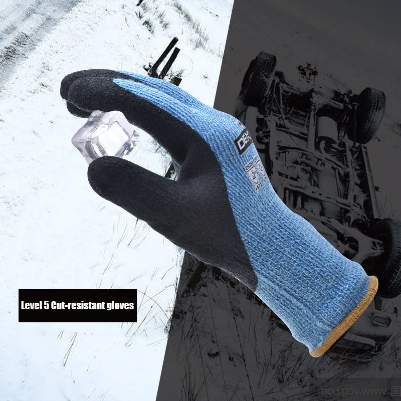 High Quality Cut Resistant Level Safety 5 Anti-Cut Work Gloves Metal cut-proof gloves Meat cutting protective gloves