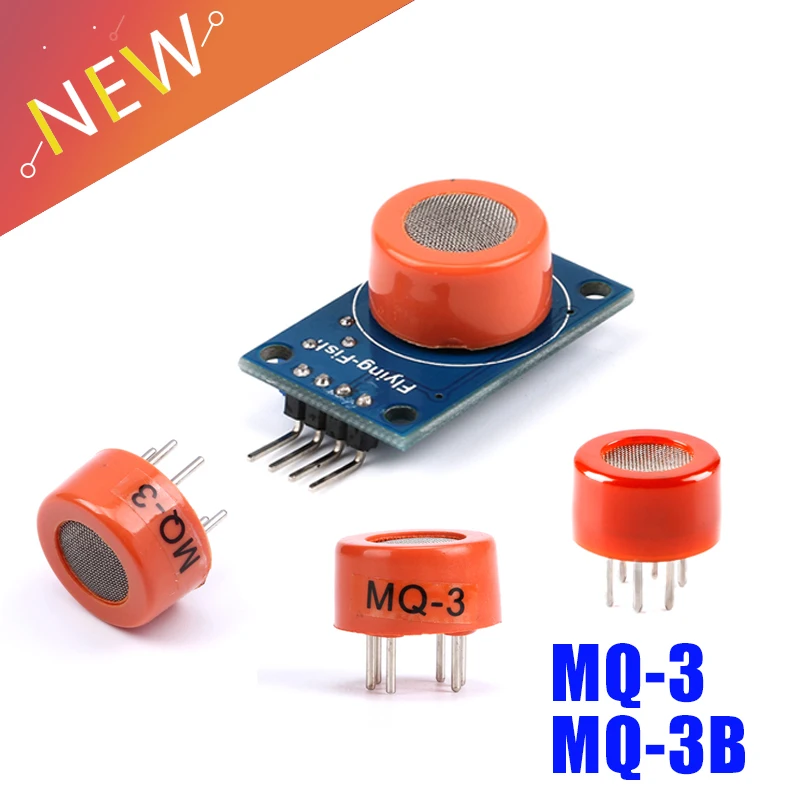 MQ-3 MQ-3B MQ3 Alcohol Sensor Module Breath Gas Detector Ethanol Detection for Arduino New