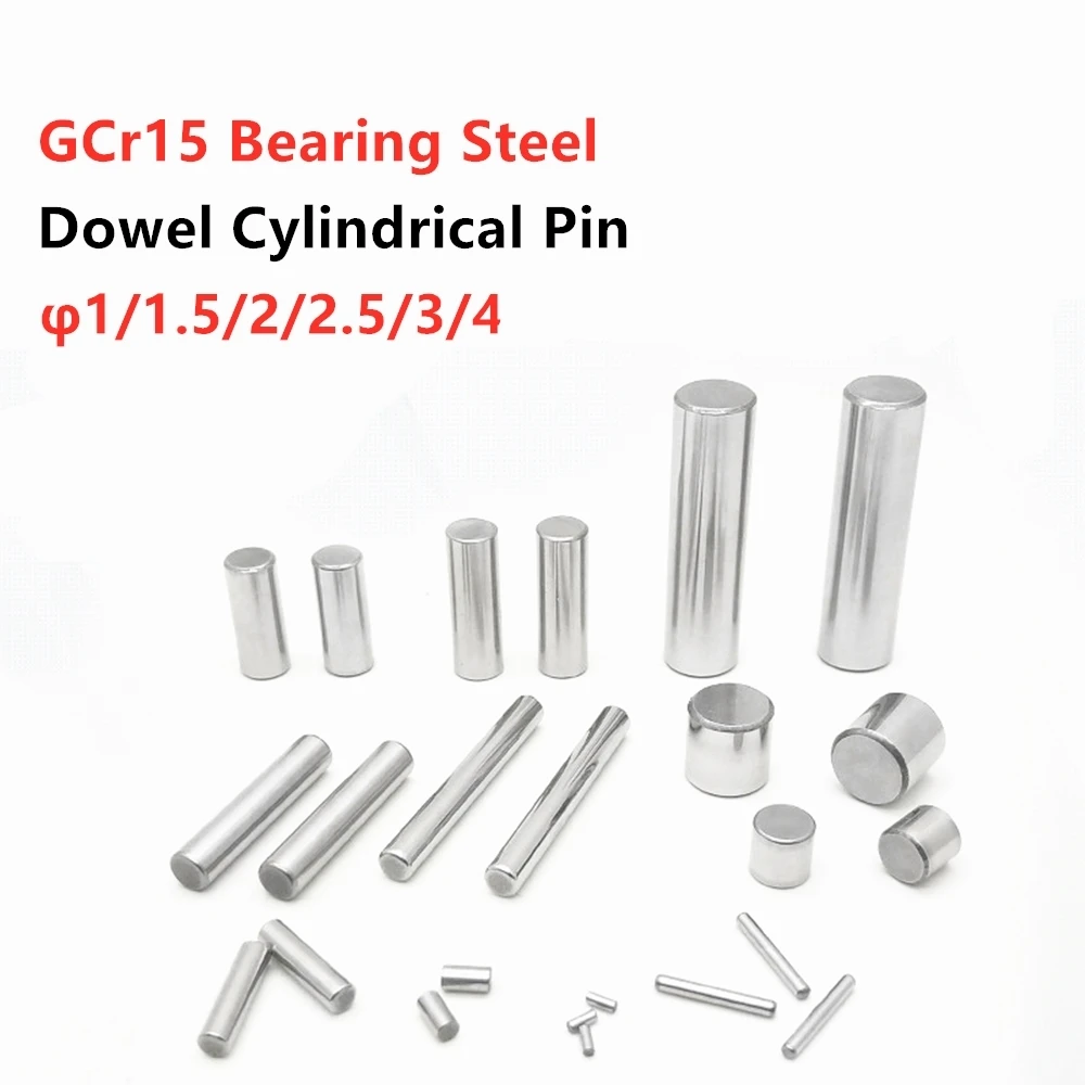 GCr15 Bearing Steel Roller Dowel Pin Cylindrical Pin Locating Dowel Cylindrical Pin Parallel Pins Cylindrical Shelf Support Pin