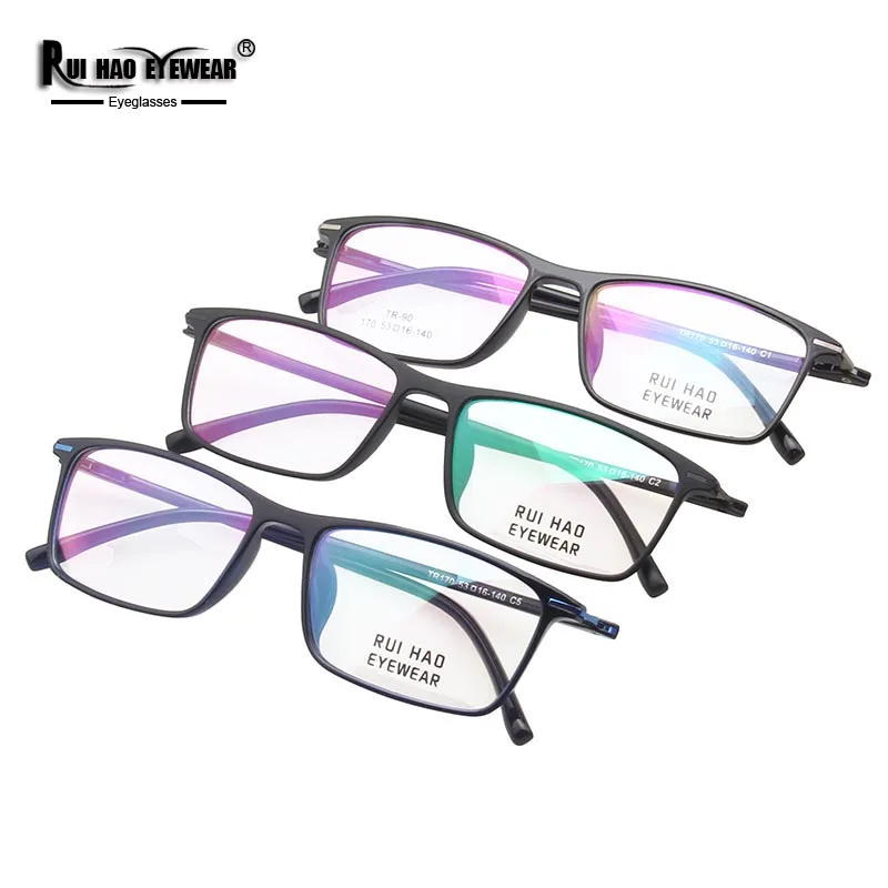 Leisure Eyeglasses Frame Optical Glasses Men Women Rui Hao Eyewear Brand Unisex Decorative Spectacles Frame TR170