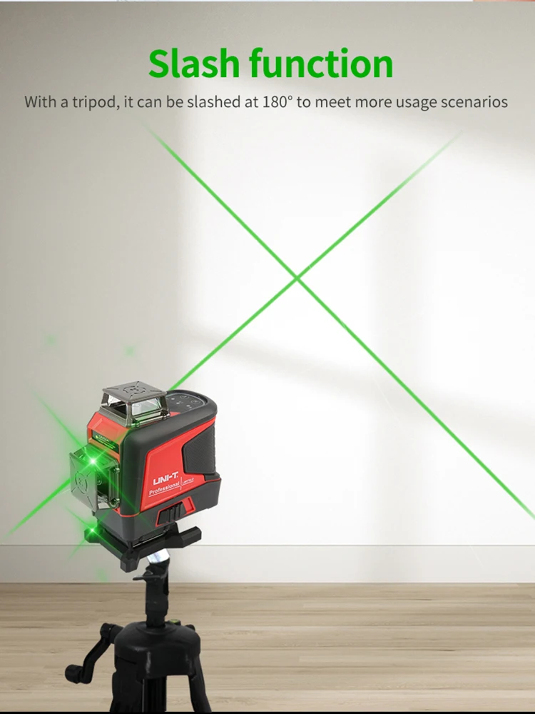 Imagem -05 - Auto-nivelamento Green Laser Beam Line Leveler Cruz Vertical 12 16 Linhas 360 Nível Laser Uni-t3d
