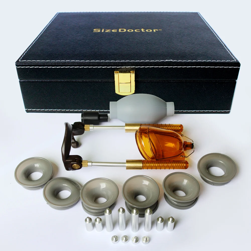 Male Penis Enlarger Sizedoctor Dick Pump Penis Enlargement Erection Extender Penile Pump Stretcher Enhancement Sex Toy