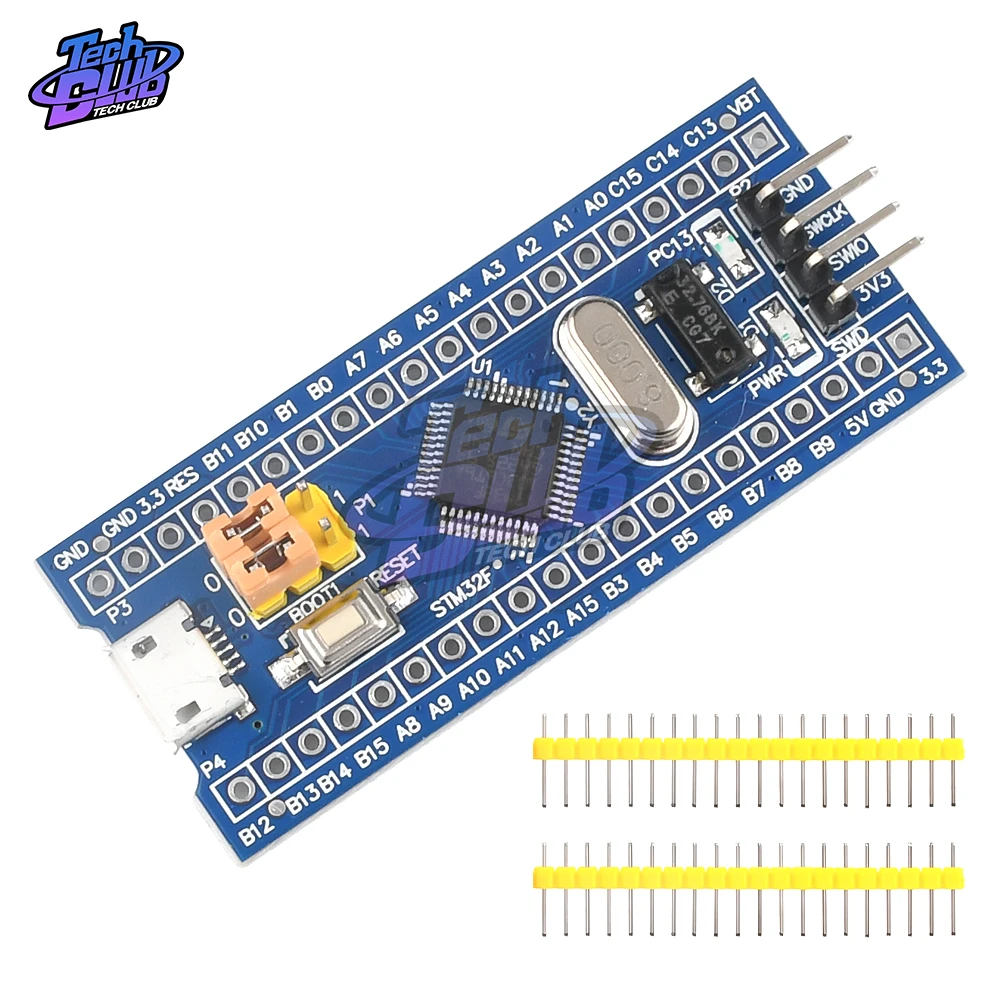 

Программатор для программирования STM32F103C6T6 ARM STM32, минимальная системная макетная плата может заменить STM32F103C8T6