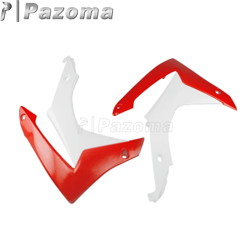 Motorcycle Front Side Fairing Cowl Fairing Cover Enduro Plastic Radiator Shrouds For Honda CRF250R 2014-2017 CRF450R 2013-2016