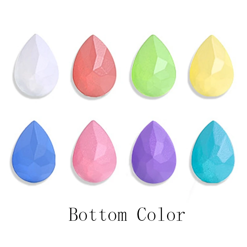 Jewelry Making Glass Crystal Strass Teardrop Shape Aurora Mocha Pointback Rhinestones Diy Nail Art/Clothing Accessories