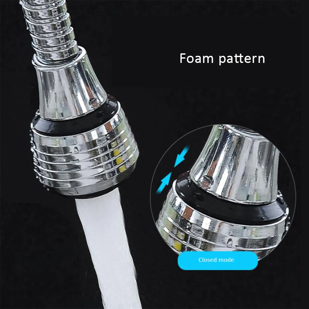 

360 Degree Rotatable Faucet Tap Nozzle Filter Adapter Water Saving Filter Sprayer for Bathroom Kitchen