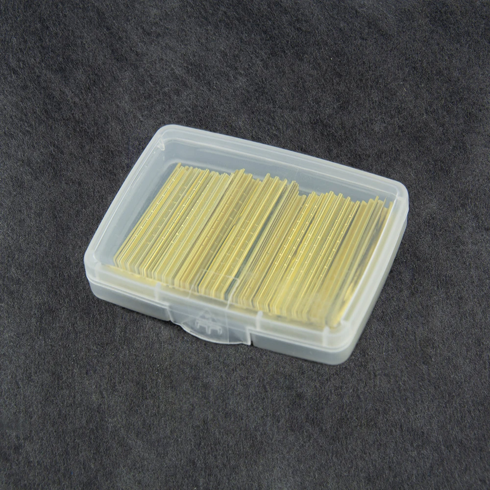 100Pcs/Box Zweireihig Fertig Zinn Folie Streifen Werkzeuge Verbesserte Versio Goldene/Silber Allgemeine-zweck zinn folie Schlosser Werkzeuge
