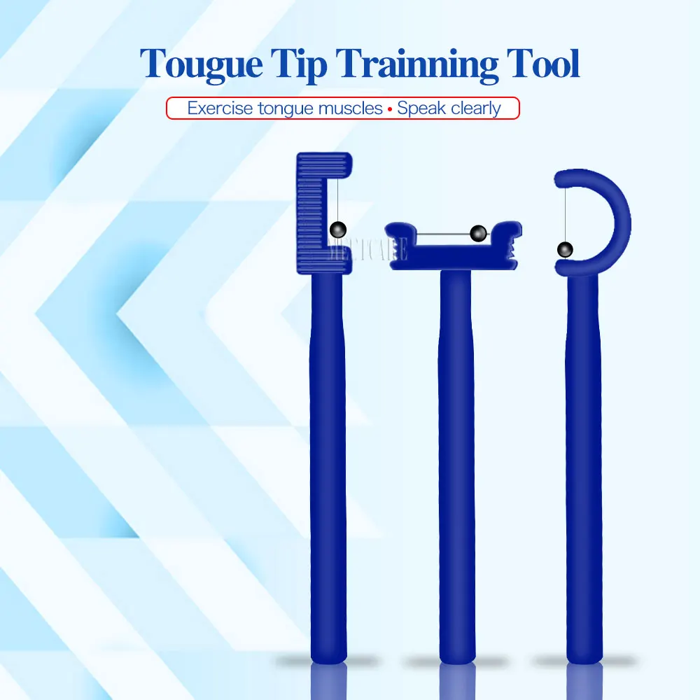 Kinder Mund Tougue Tip Exerciser Trainer Mundpflege Muskelkraft Touge Training Tool Flexibilität Stabilität – Detail 1