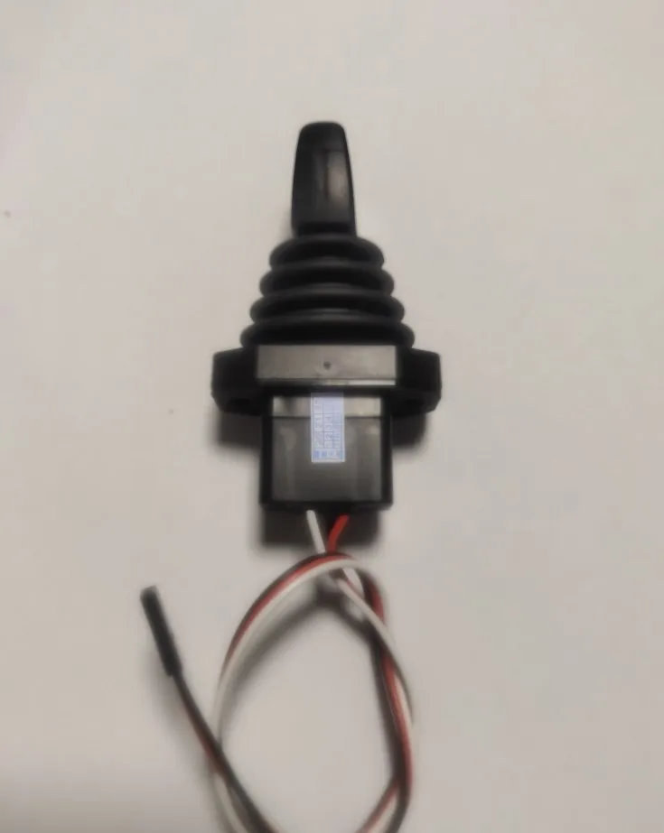 Холл электрическая ручка управления типа кончика пальца одноосный контроль толкатель для большого пальца промышленный джойстик