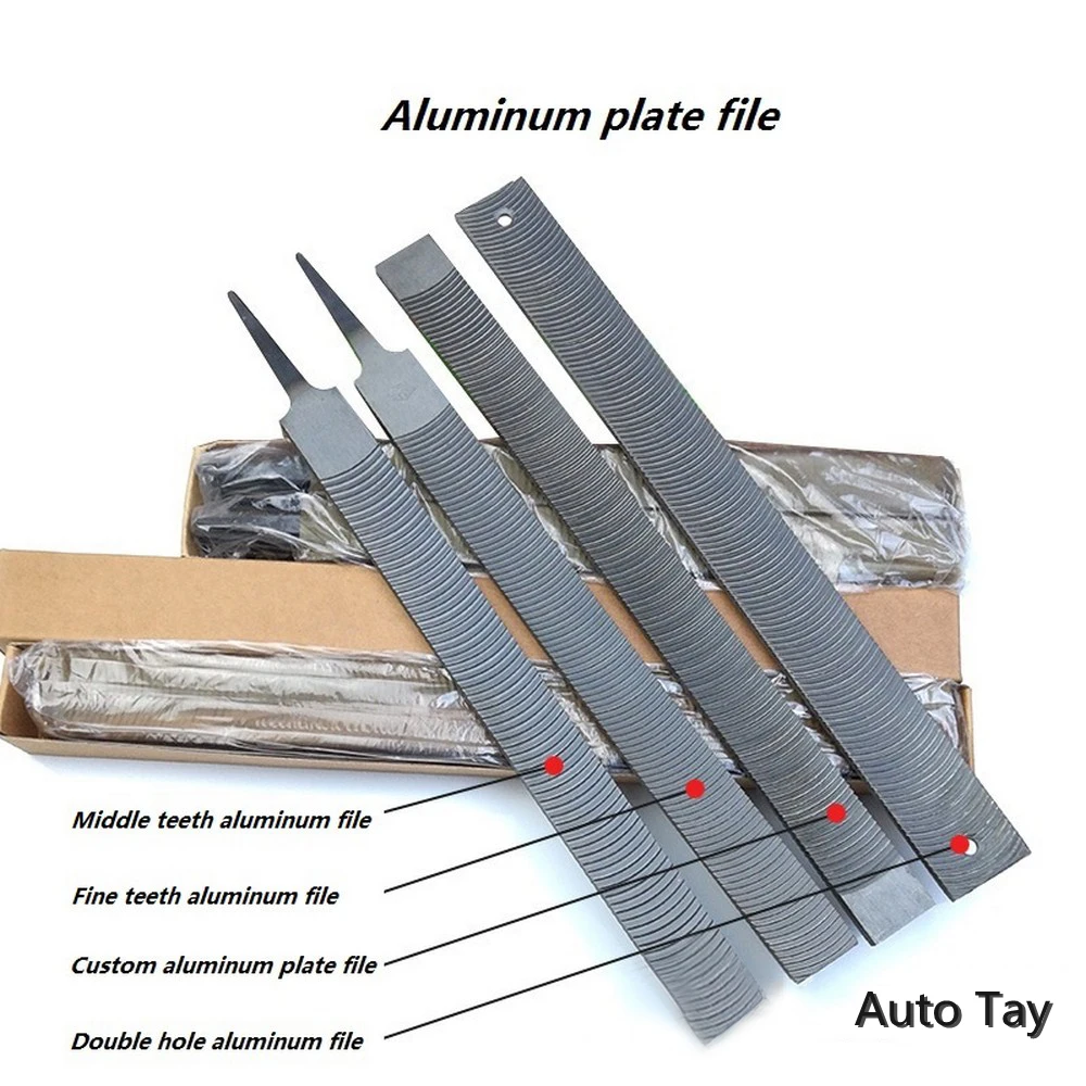 

1PC 12" 300mm 14" 350mm Curved Teeth Double Hole Aluminum Sheet Car Body File Car Panel Polishing File Accessories Steel Rasper