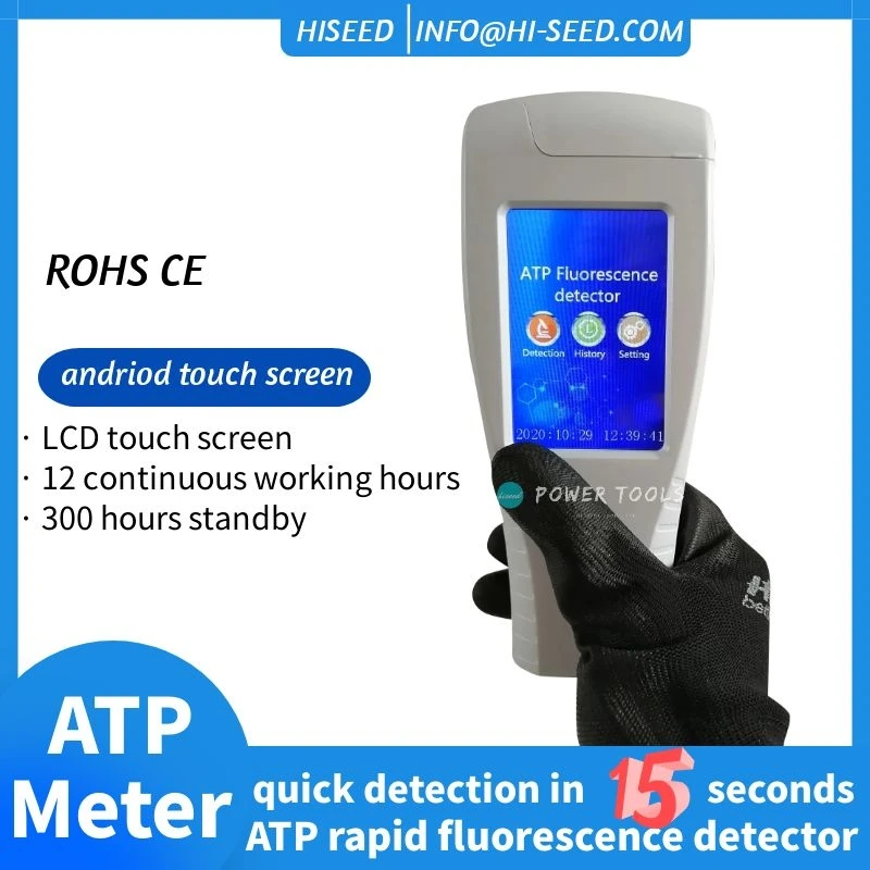 

ATP Fluorescence Detection Instrument Surface Cleanliness Colony Test Air Sampler Microbial Bacteria Detector