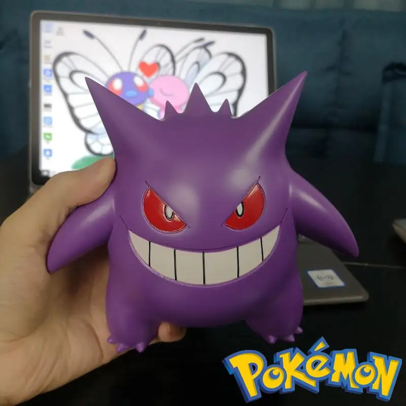 Original Pokemon18cm Three colors Gengar Anime Action Figure Toys  Dolls Child Birthday Gift