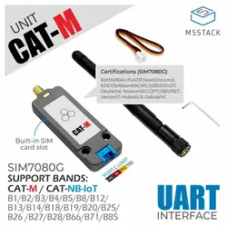 M5Stack Official SIM7080G CAT-M/NB-IoT Unit