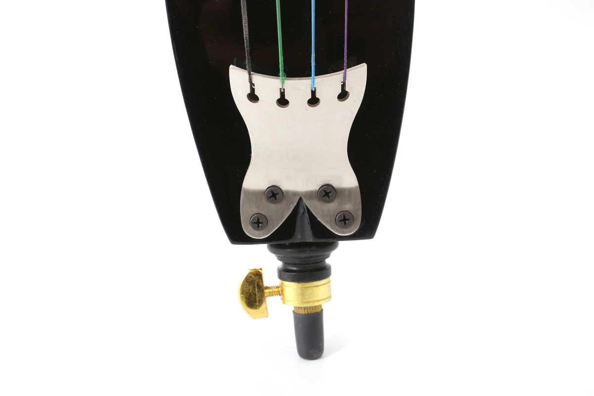 4/4 Electric Cello 4 String Silent Powerful Sound Ebony Part Top Grade Black Color