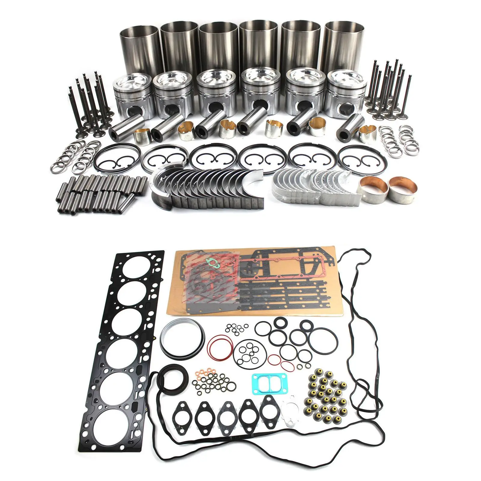 

S6K 3066 S6KT Overhaul Rebuilding Kit For 320L 320B Excavator Mitsubishi Engine Repair Set