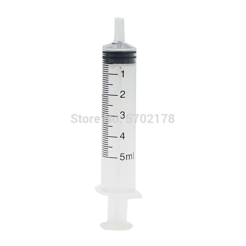 Plastic syringe needleless Hydroponic analysis pup nutrient syringe syringe Pet cat feeder