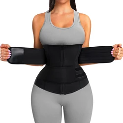 Workout Waist Trainer Corset for Women 7 Steel Bones Neoprene Sauna Sweat Waist Trimmer Cincher Slimming Body Shaper Belt Girdle