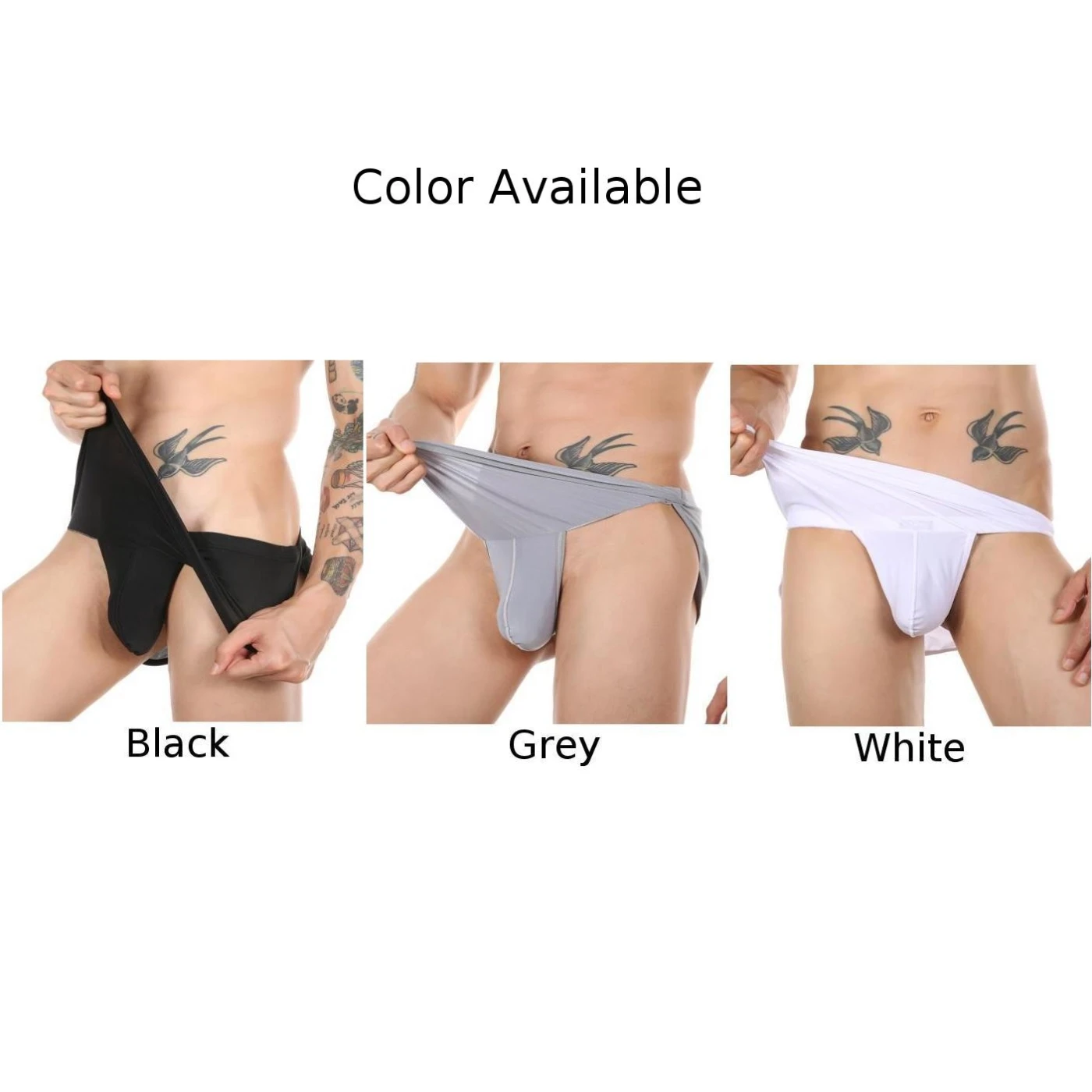 Split Side Shorts Men Loose Comfy Pajamas Underwear Peni Pouch Panties Underpants Trunk Sexy Cueca Homme Sleepwear A30