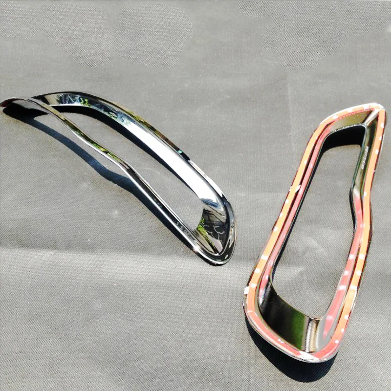 FOR Jeep Cherokee KL 2014 2015 2016 2017 2018 ABS Chrome Car Accessories Car rear fog lamp light frame Cover Trim