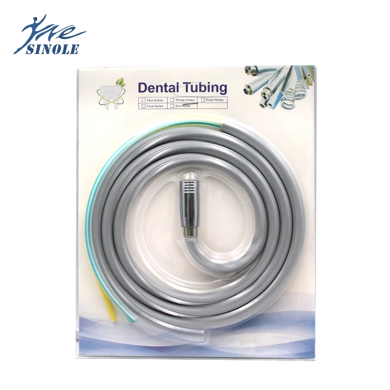 Dental Handpiece Tubing 2 Holes Silicone Hose Tube Pipe   for High Speed Handpiece pipe tubing Dental products accessories