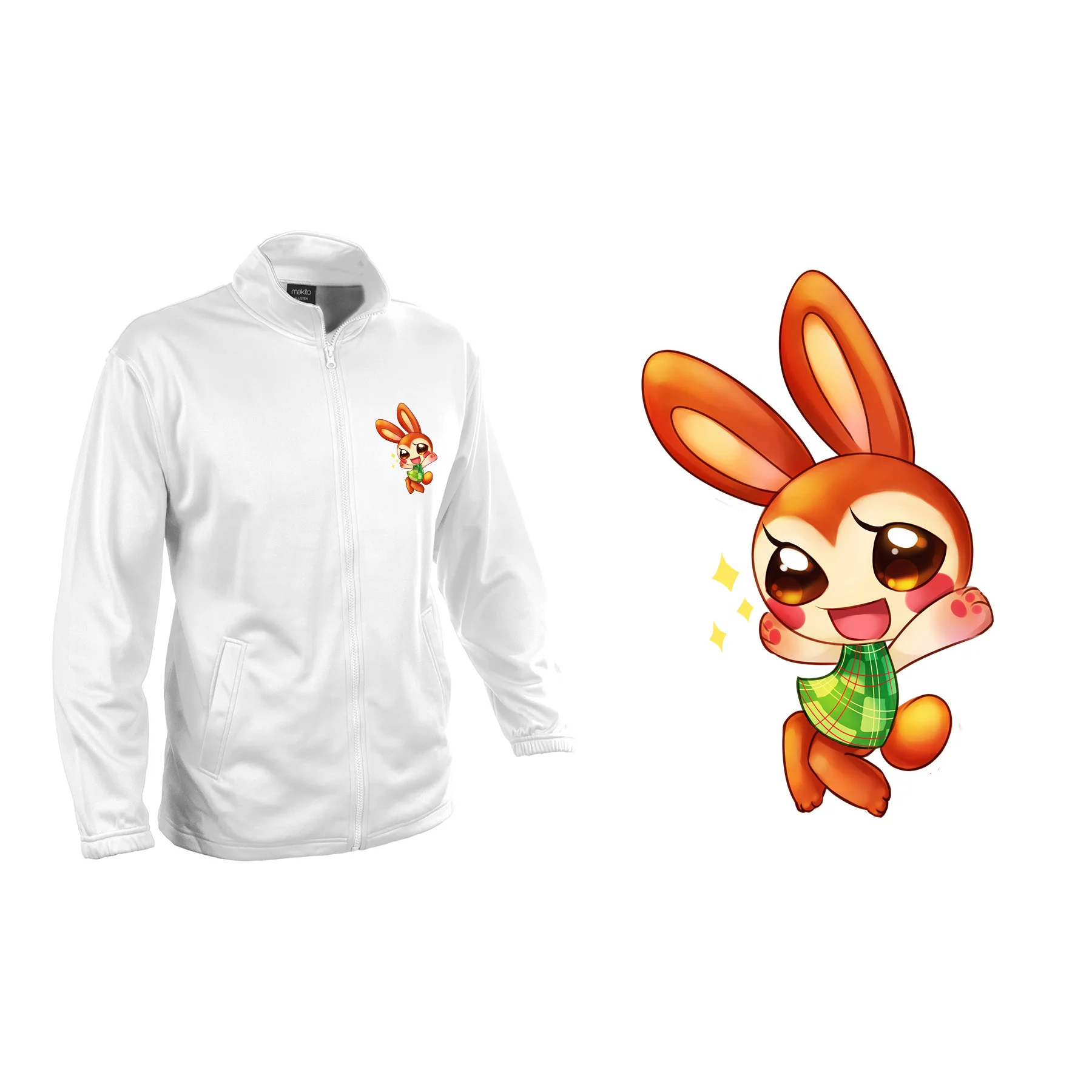 Jacket TECNICA 1 DRAWING BUNNY CHIBI VERY CUQUI jacket