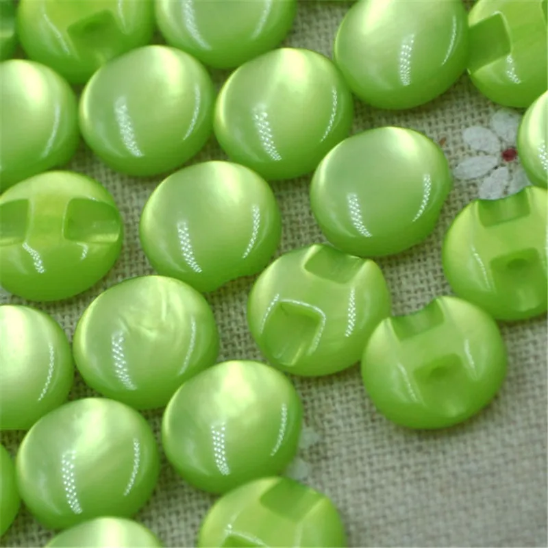 50 pcs 12 mm Minit Cat's Eye button craft/sewing/baby lot mix PT82