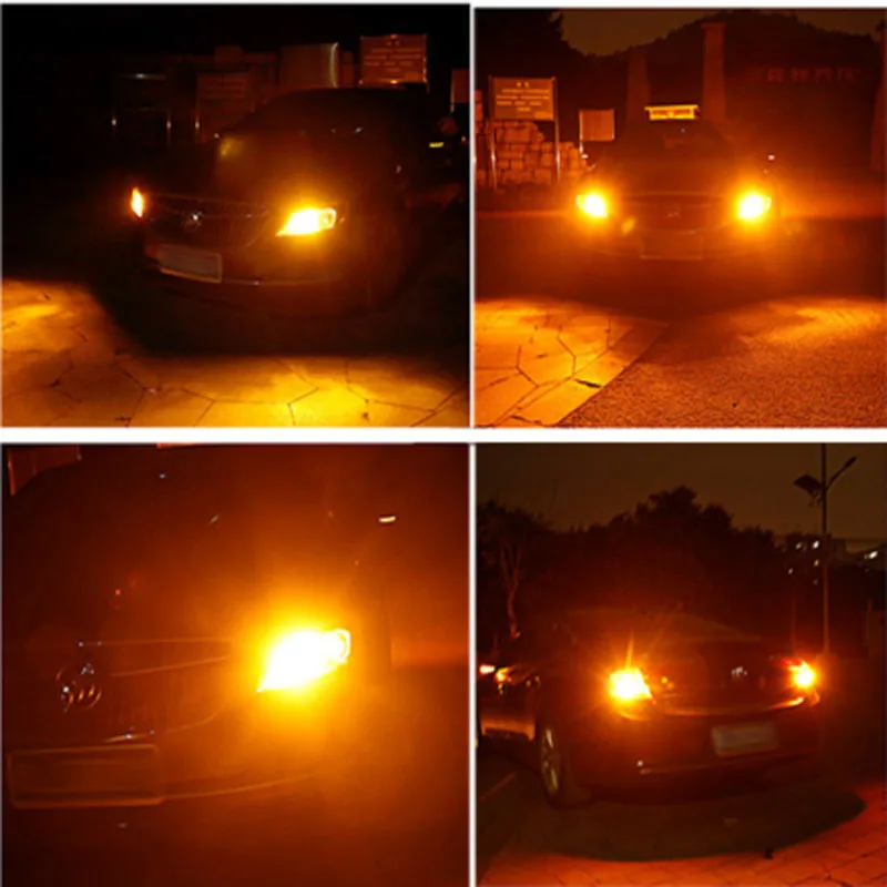 1Pcs 1156 Ba15s T20 LED P21W W21W PY21W LED Canbus Bulbs No Hyper Flash lights Auto Car Turn Signal Parking lights 3014 144 smd