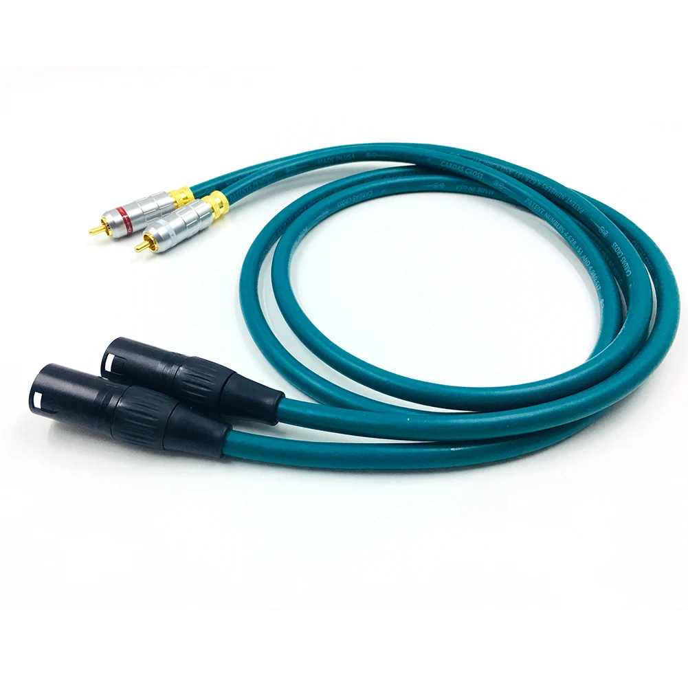 

Hifi audio Cardas Interconnector cable RCA to XLR Cable 2RCA Male to 2XLR Male Cable