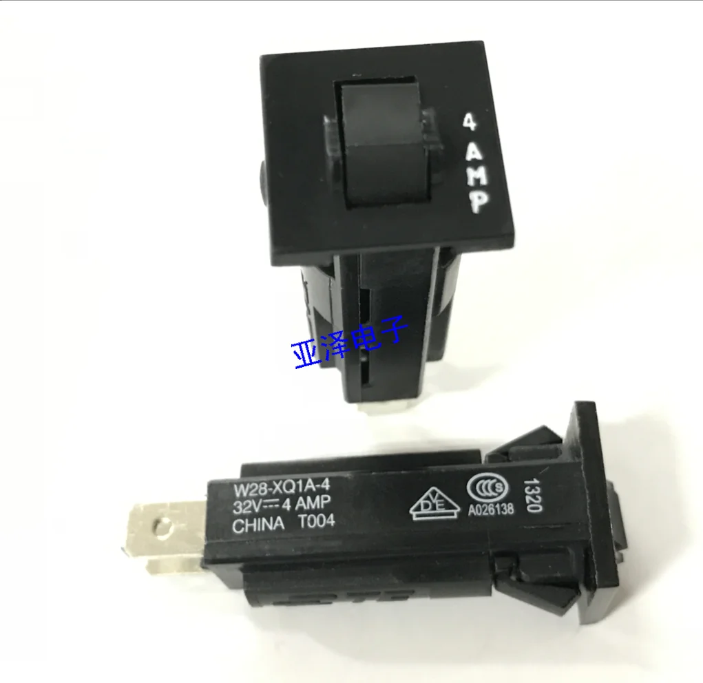 Te genuine w28-xq1a-4 thermal magnetic circuit breaker overload current protector amp fuse 4a32v