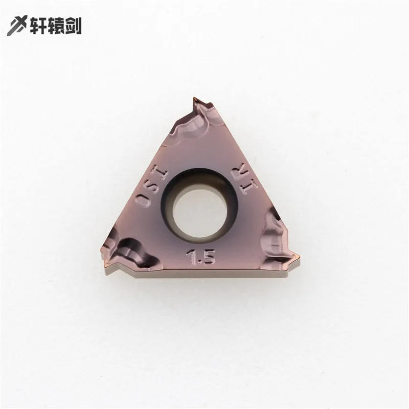 10PCS DESKAR 16ERM 16IRM 1.0ISO 1.5ISO 2.0ISO 2.5ISO 3.0ISO XM9030 CNC lathe tool for stainless steel threaded carbide inserts