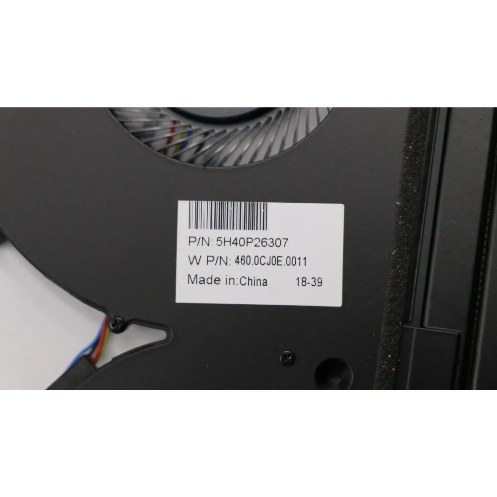 Dissipador de calor do ventilador de refrigeração da cpu para o tipo 81ag fru 5h40p26307 do portátil de lenovo ideapad 720-15ikb