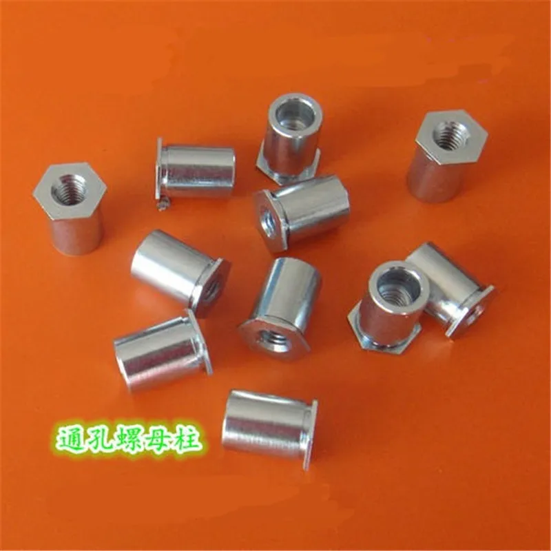 

SO-632-32 Thru-hole Threaded Standoffs Self Clinching Crossing Crimped Studs Server Cabinet Rivet Sheet Metal Panels Vis PCB Nut