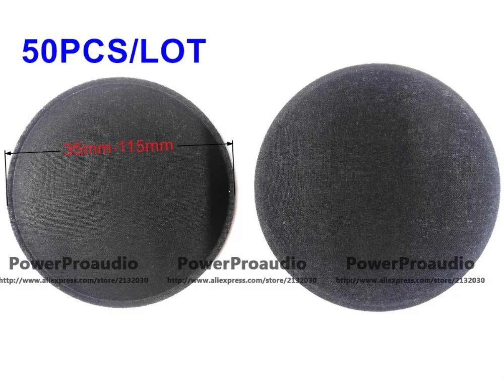 

50PCS /LOT Speaker Cloth Fabric Dust Cap Cover Woofer Subwoofer 35mm-115mm variety optional speaker repair accessories