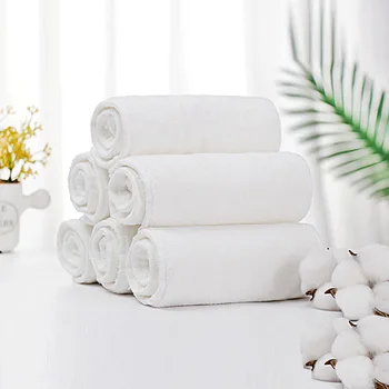 Insertos de pañales para adultos, forro de tela lavable y reutilizable, superabsorbente, 55CM, 10 piezas