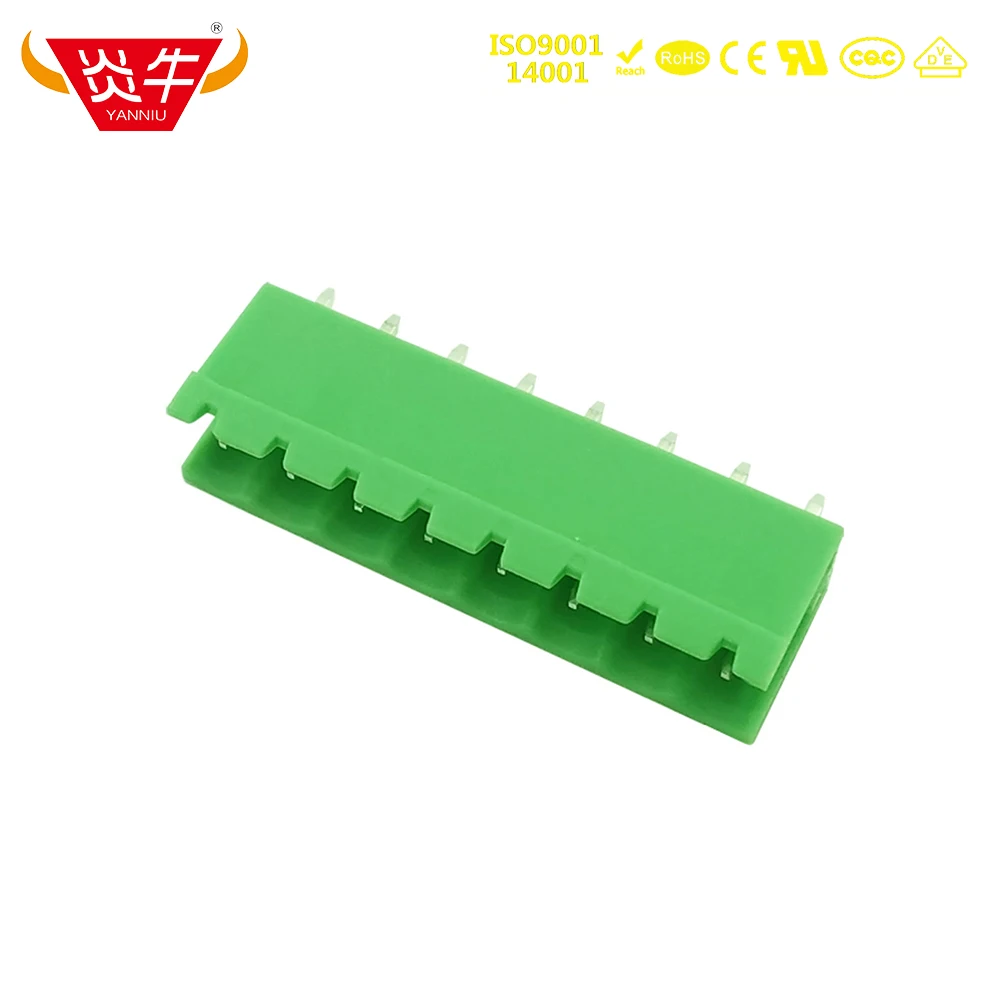 10Pcs 5.08mm 2EDGV 2EHDV KF2EDGV 5.08 2P ~ 12P PCB PLUG-IN TEMINAL BLOCKS CONNECTOR MSTBV 2,5/ 2-G-5,08  PHOENIX CONTACT DEGSON