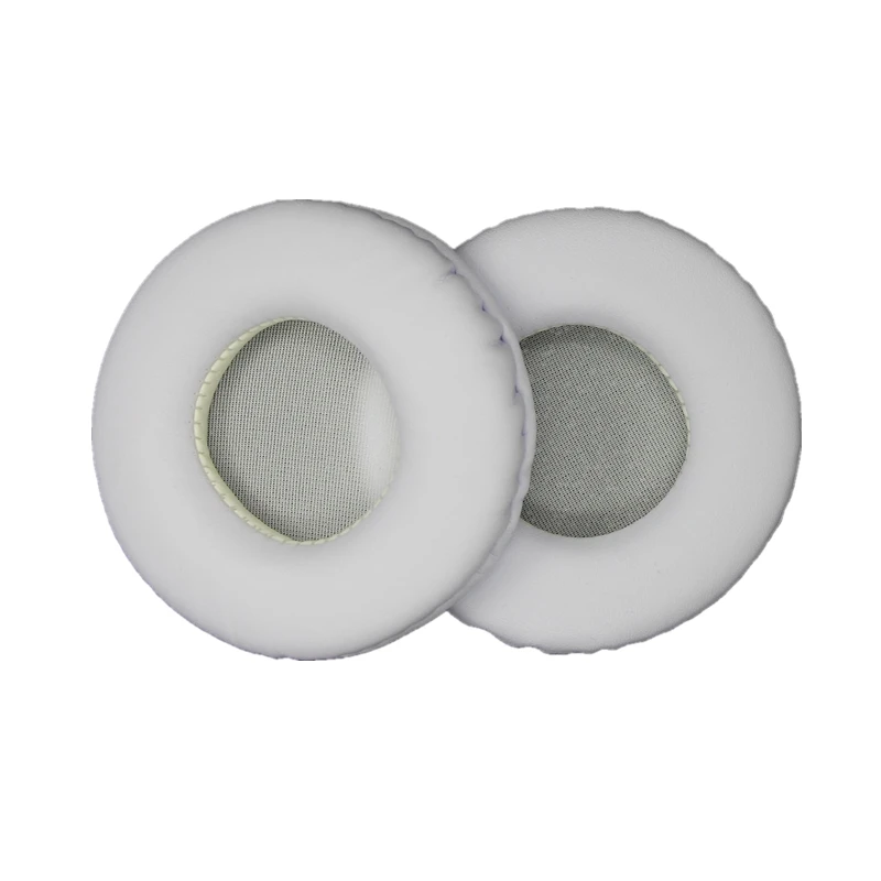 Weiche PU-Ohrpolster 50 mm-110 mm Schaumstoff-Ohrpolster 60 mm 70 mm Kissen für Sony für AKG für Sennheiser für ATH für Philips Kopfhörer weiß – Detail 1