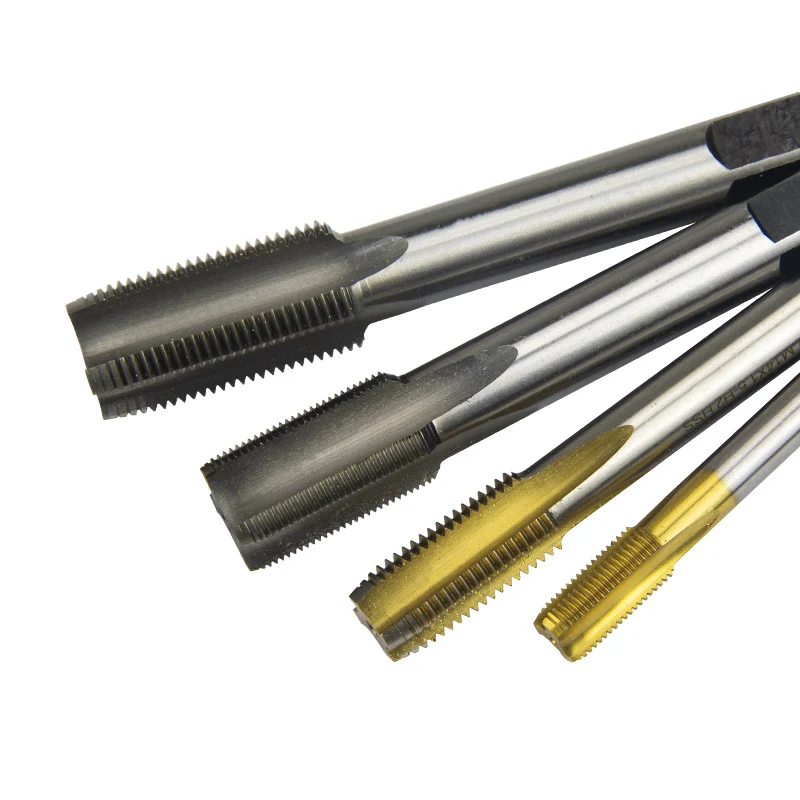 Imagem -06 - Direto Fluted Parafuso Tap Drill Grupo Máquina Hss Linha Fina M10 M12 M14 M16 M18 M20 1pc Pcs 10 Pcs Set