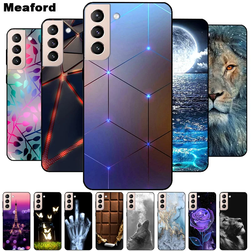 For Samsung S21 FE Case Soft silicone TPU Back Cover For Samsung S21 Plus 5G Phone Cases on Galaxy s21 Ultra S 21 FE Coque Shell