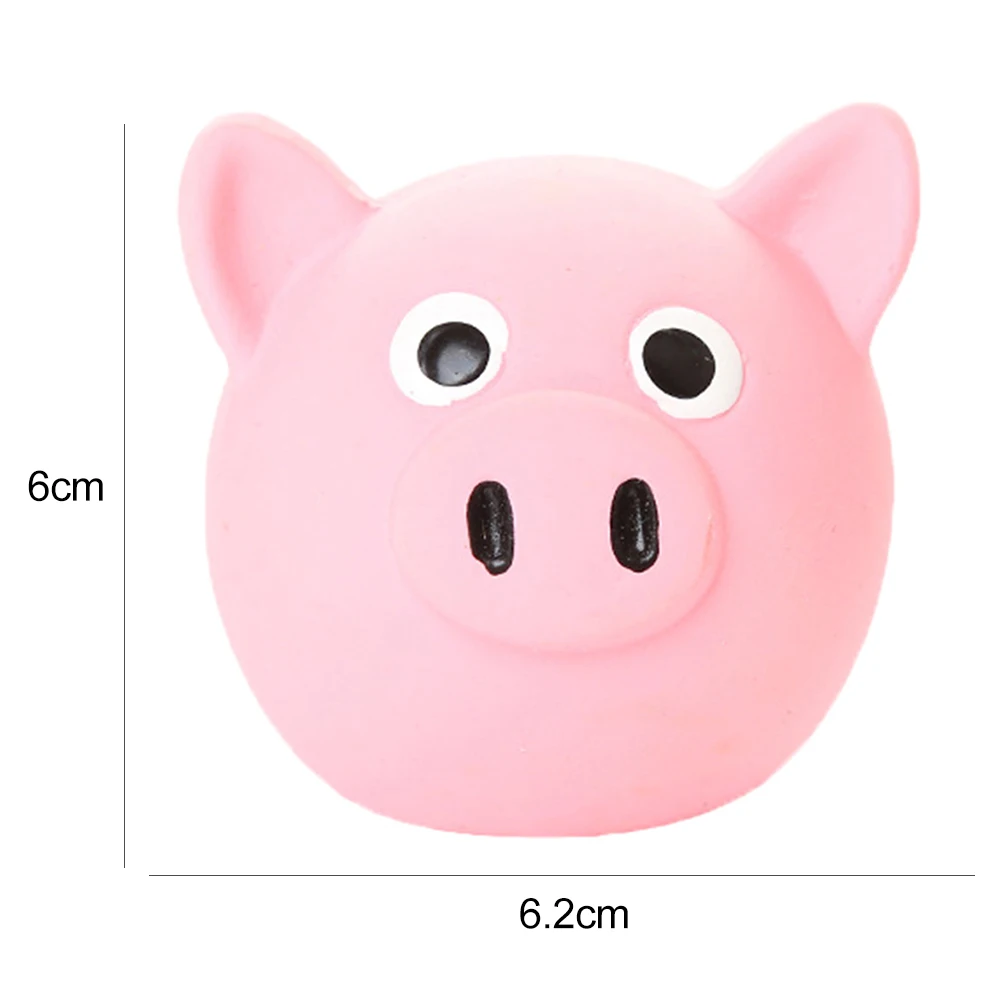 Monkey Frog Pig Shape Squeaker mascota perro cachorro masticar dientes limpieza juguete