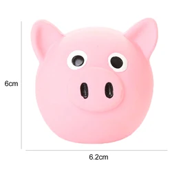 Monkey Frog Pig Shape Squeaker Pet Dog Puppy Chewing Teeth Cleaning Play Toy