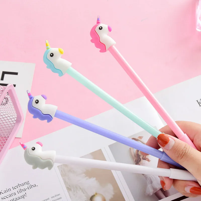 20 Chiếc Ngựa Dễ Thương Bút Gel Bộ Sinh Viên Học Văn Phòng Phẩm Hàng Tiếp Liệu Kawaii Thi Bút Bán Buôn