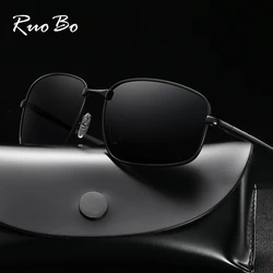 RUOBO Brand Classic Polarized Photochromic Sunglasses For Men Women Driving Chameleon Sun Glasses Change Color Eyewear Gafas