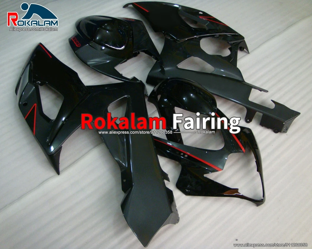

For Suzuki GSXR1000 2005 GSXR1000 K5 2006 GSXR 1000 05 06 Motorcycle Black Fairing Kit (Injection Molding)