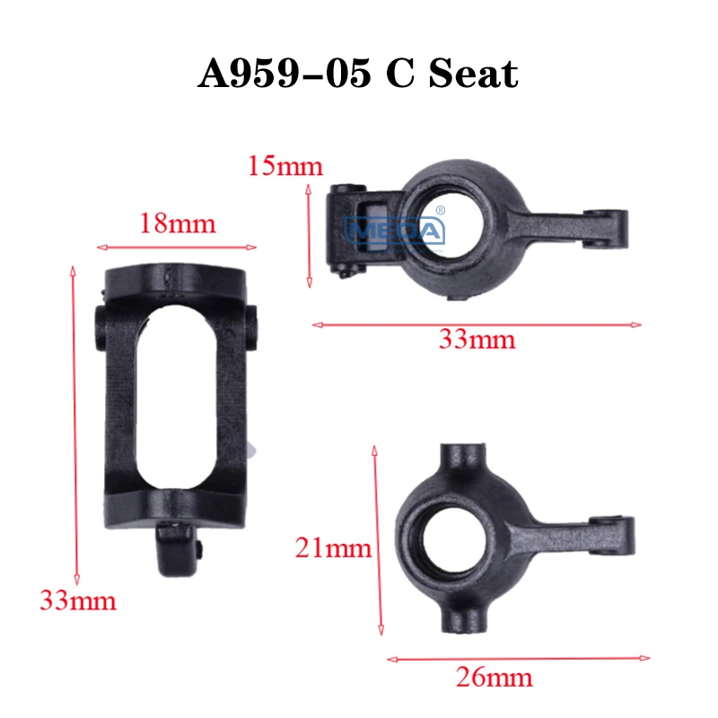 WLtoys A979-B RC Original Kunststoff Ersatzteile Getriebe Schwinge Motor Sitz Stoßdämpfer Auto Shell Säule Spurstange Teile