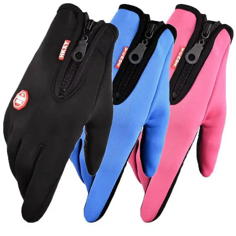 Winter Gloves For Men Bike Cycling Gloves Windproof Cold Proof Full Finger Outdoor Waterproof Bicycle Motorcycle Riding Mitten