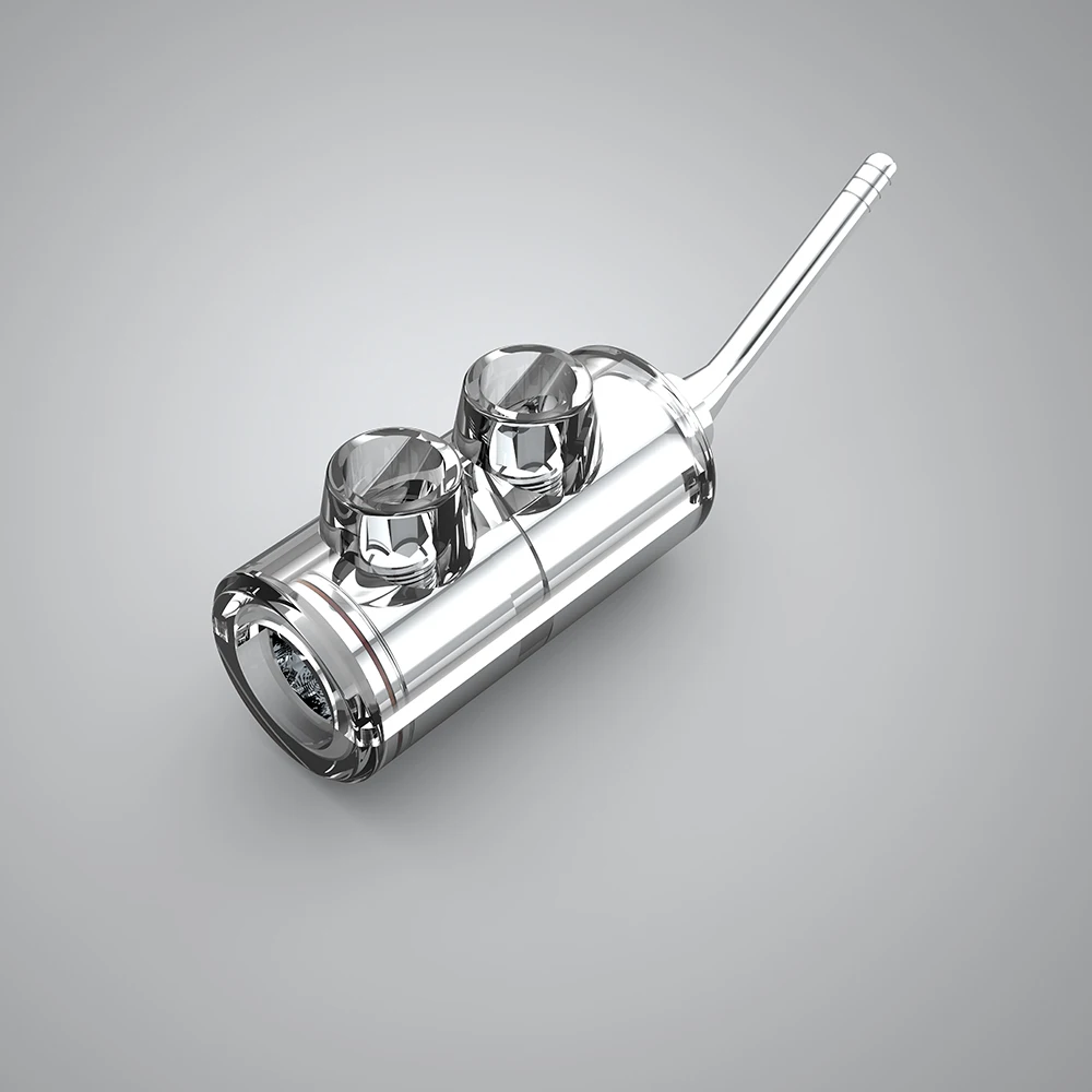 Audiocrast B552g родиевое покрытие 2 мм колонки терминалы проводной штырь винтовой замок кабель провод адаптер с прозрачными крышками Набор Банан